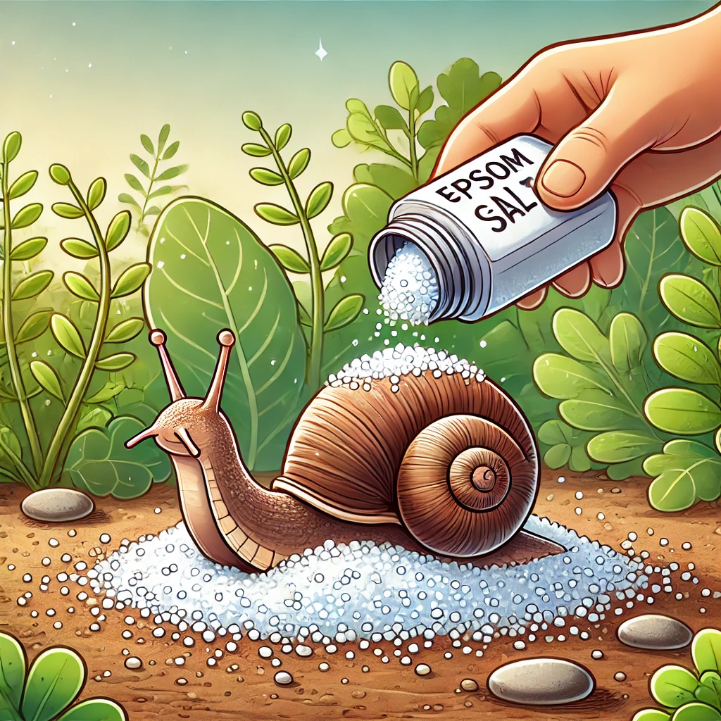 Does Epsom salt kill snails