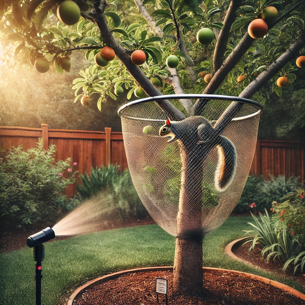 How do you keep squirrels out of your fruit trees