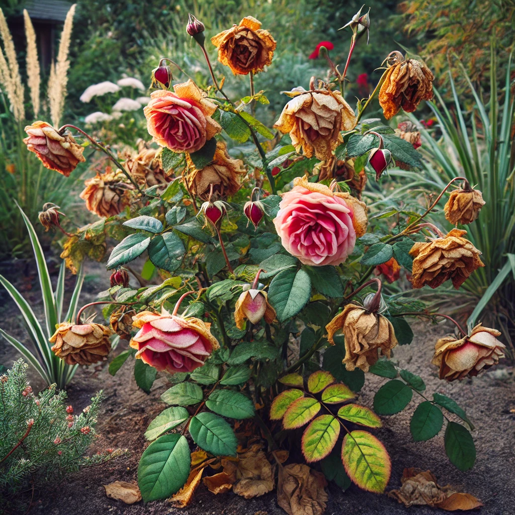 My knockout roses look terrible