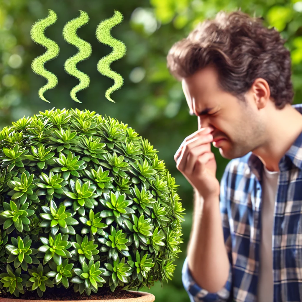 Boxwoods smell like cat pee